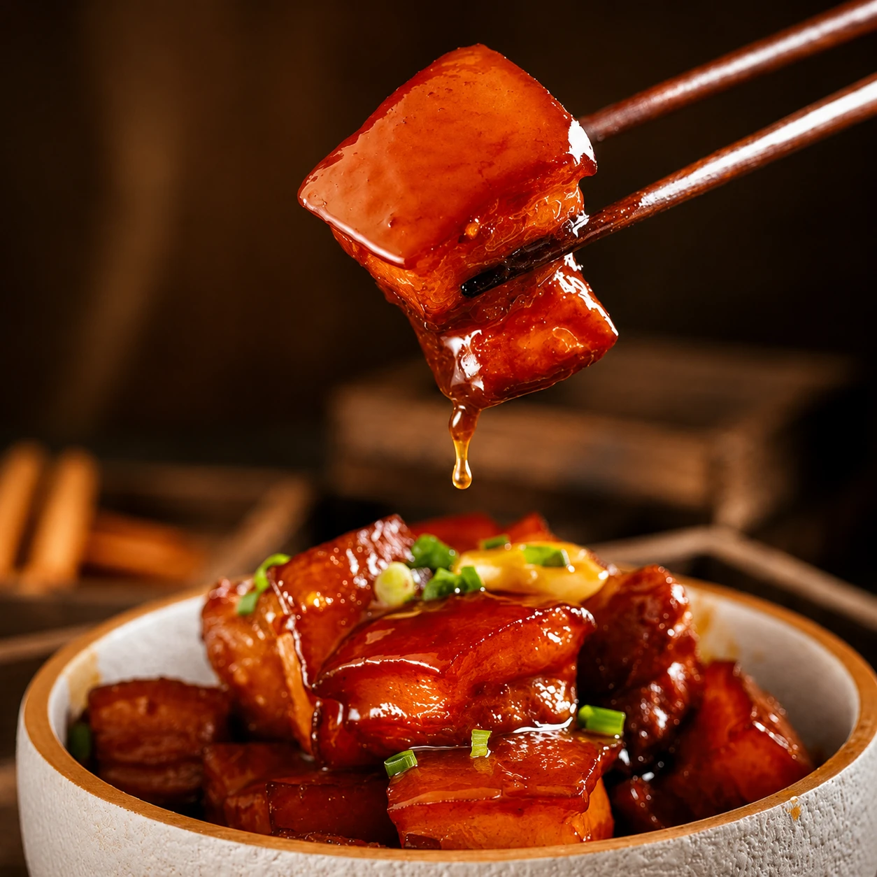 Panceta caramelizada estilo de la casa